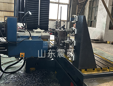 重型端面铣床试件试机